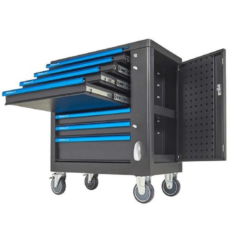 Car Repair Tools 8 Drawer Code Lock Tool Cart, 302 Pieces 6 Pallets DT-8