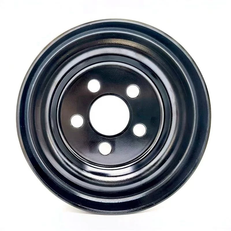 

NEW EC380 EC480 Excavator engine parts black round steel 20524754 belt pulley