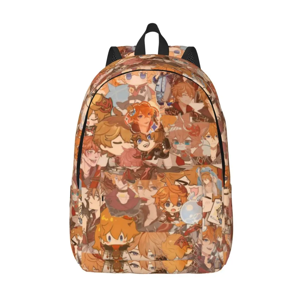 Tartaglia Childe Genshin Impact Cool Backpack Outdoor Student Business Daypack for Men Women Laptop Canvas Bags