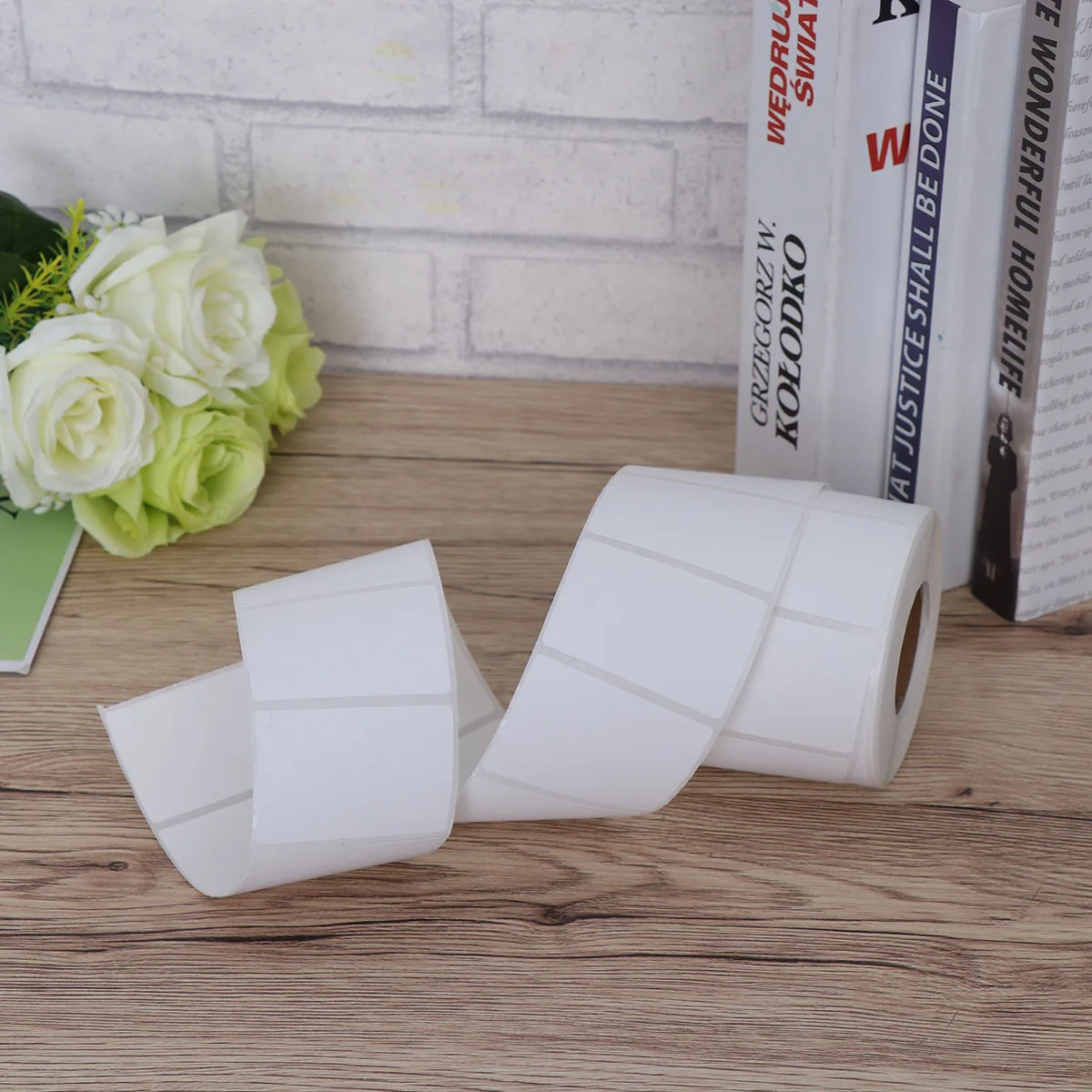 

60x40mm Thermal Labels Waterproof Oilproof Antifriction Printer Blank Stickers Folder Bag Sealing Decor