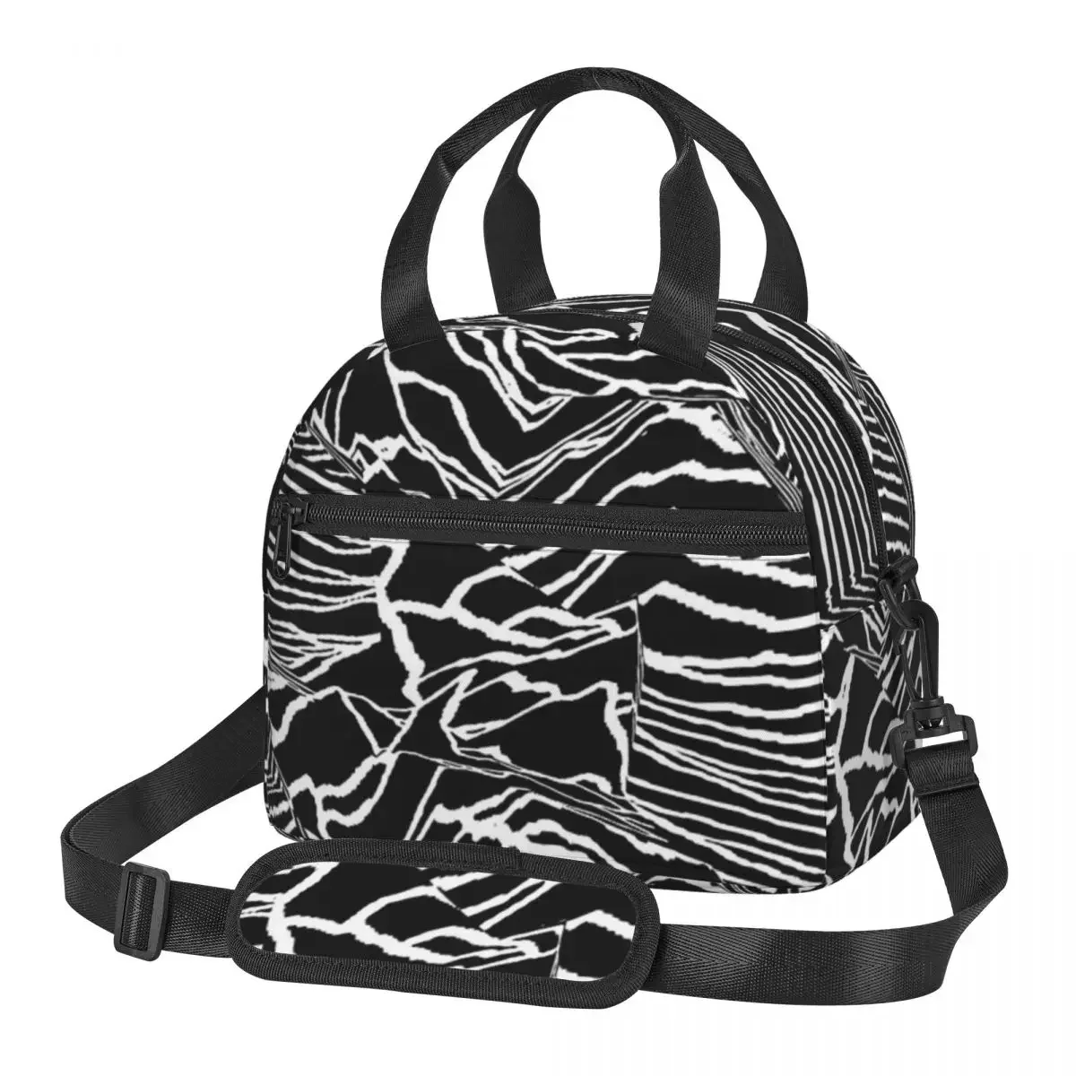 Joy Division Unknown Pleasures Lunch Bags Insulated Bento Box Waterproof Lunch Tote Picnic Bags Thermal Bag for Woman Office