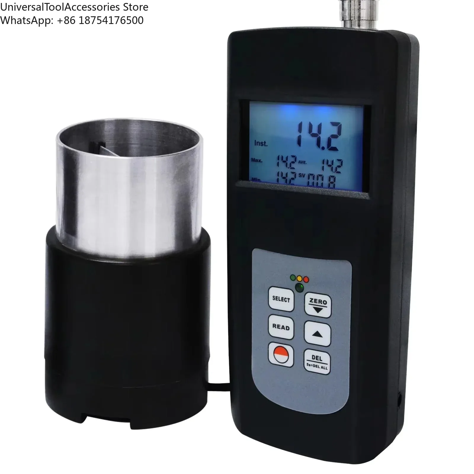 

Handheld Digital Grain Moisture Meter with Color Coded LED Light for 36 Species Coffee Soya Bean Wheat Humidity Tester