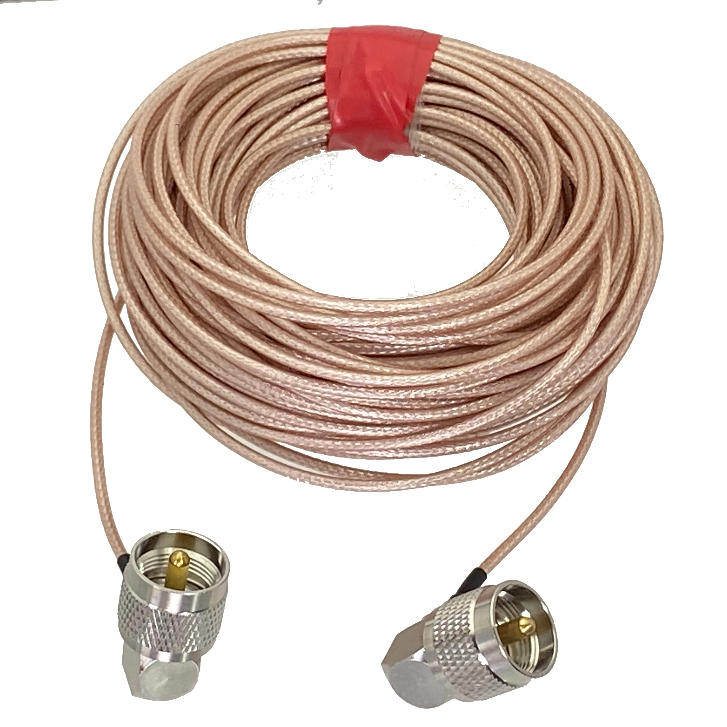 RG316 RF pigtail PL259 UHF male Plug RA to PL259 UHF male Right angle Connector RF Jumper pigtail Cable 6inch~20M