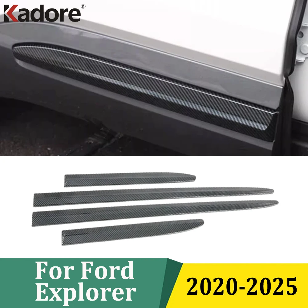 

Для Ford Explorer 2020-2025: Накладки на боковые двери, молдинги, декоративные элементы для экстерьера автомобиля