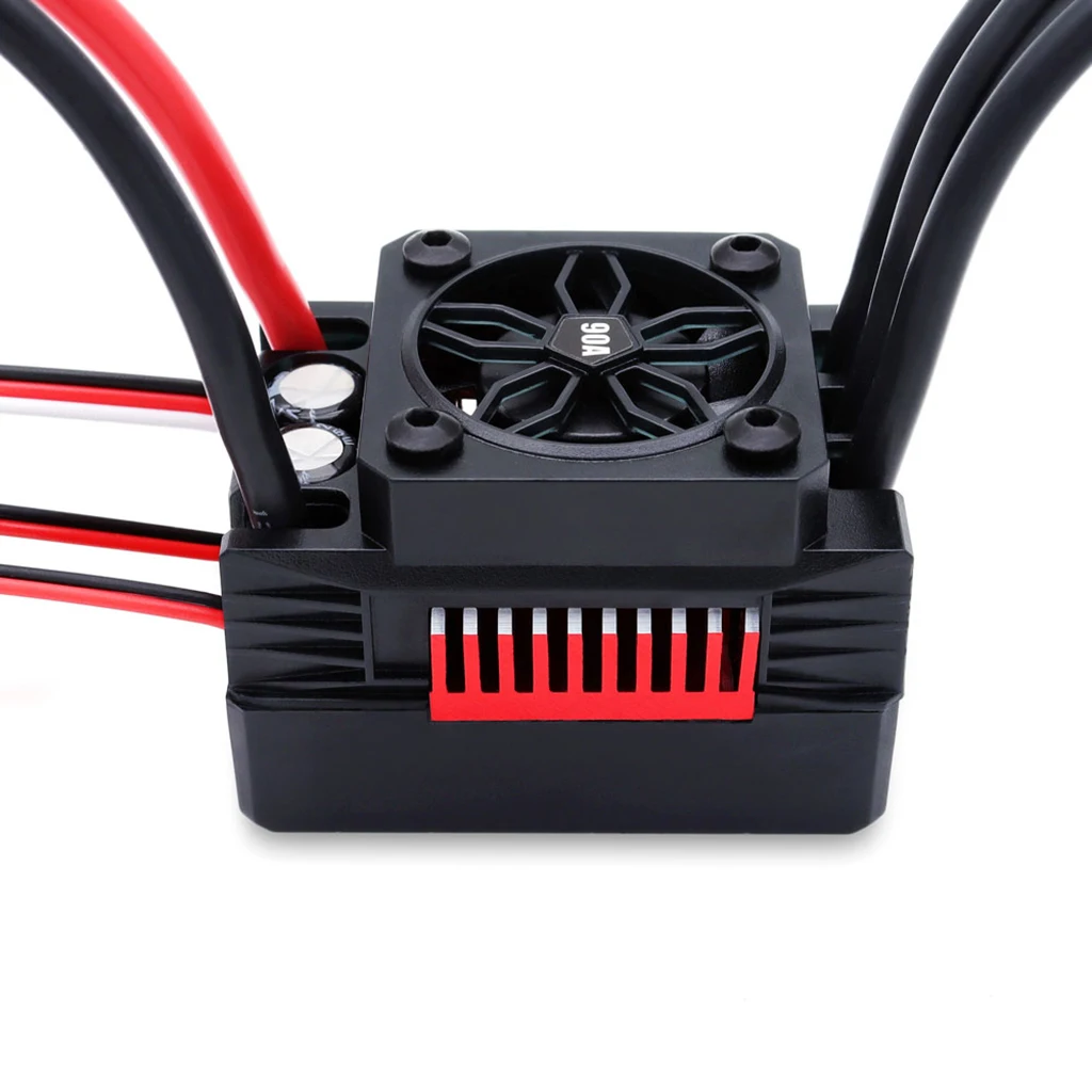 Ultrapasse Hobby-controlador de velocidade elétrico supersônico foguete, impermeável, 60A, 90A, 130A, 2-3S, ESC sem escova, 1/8, 1/10, 1/12 carro