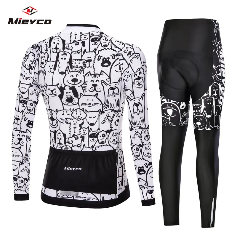 2022 Women\'s Cycling Set Long Sleeve Jersey Bike Uniform Sports Bicycle Clothing MTB Clothes Wear Maillot Ropa De Ciclismo