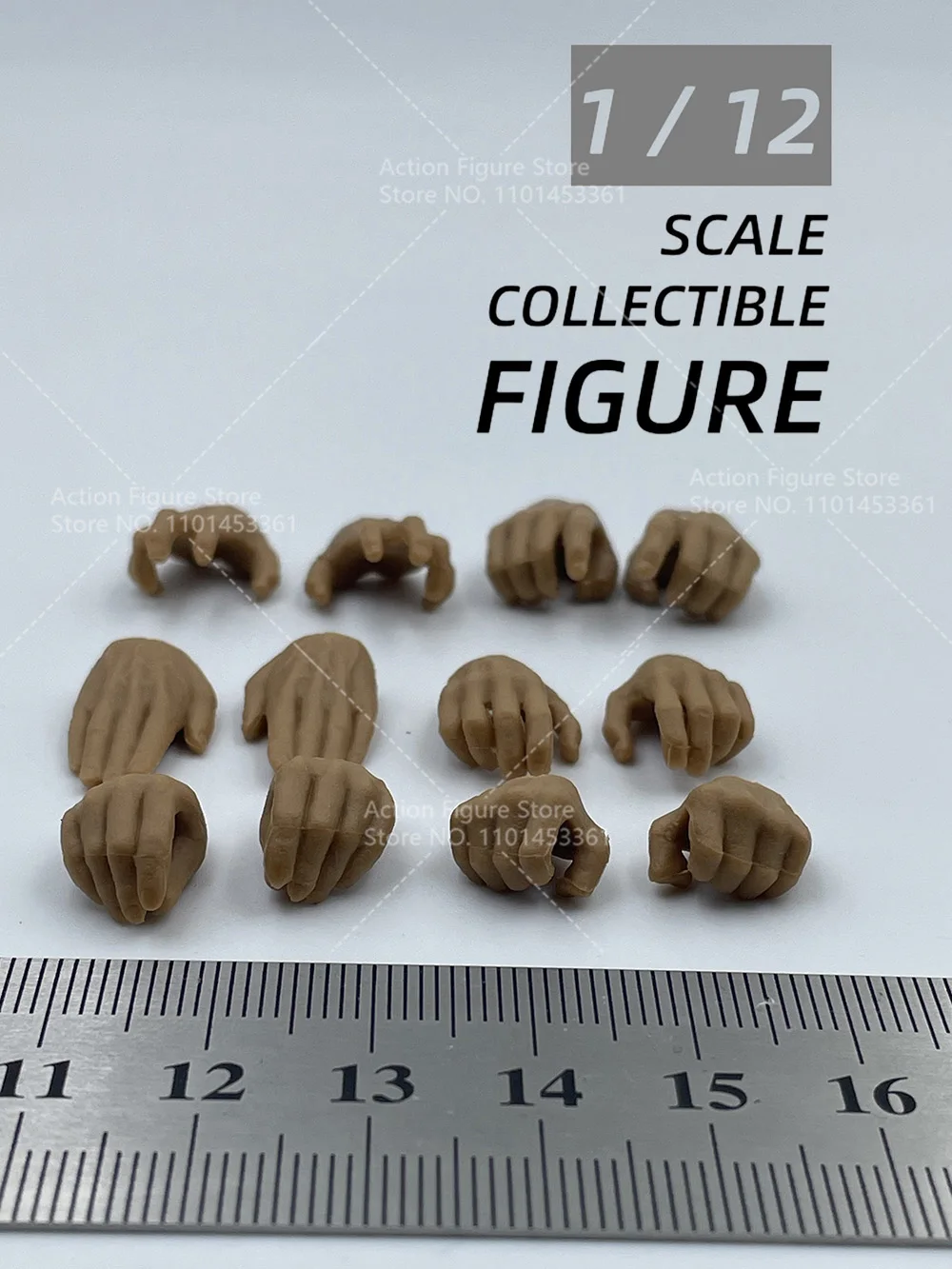 In Stock YYC-002 1/12 Scale Male Soldier Hand Shape 6 Pairs Fit 6 Inches Action Figure NW Body Model