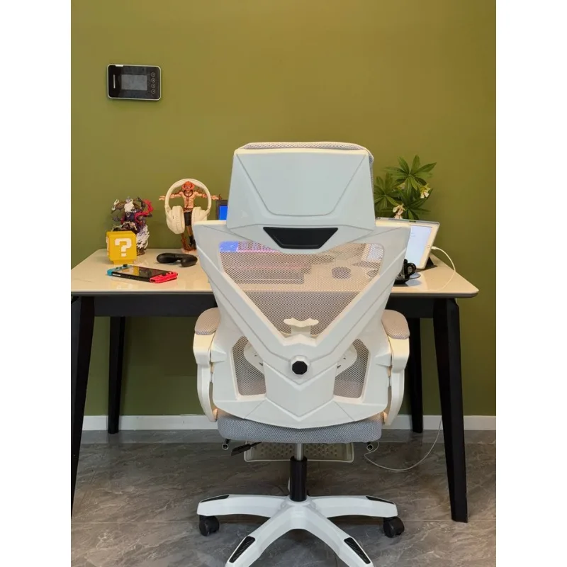 Upgraded Portable Computer Chair Breathable Mesh Lumbar Support Home Leisure Chair for Dormitory
