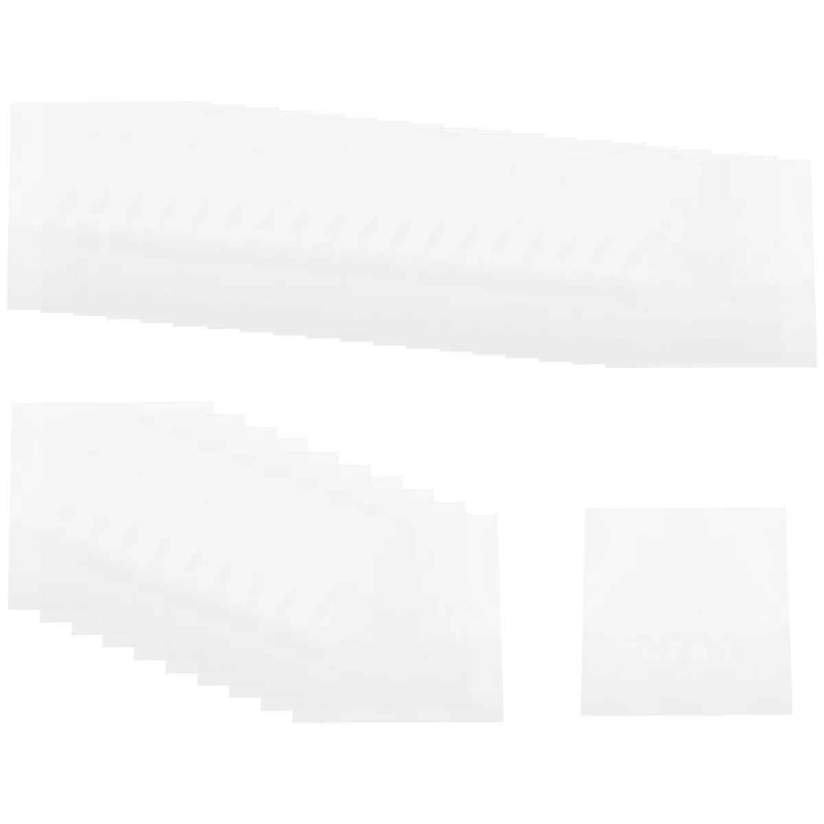 

30 Flat Open Top Bag 6.7Mil Strong Cover Plastic Vinyl Record Outer Sleeves for 12 inch Double /Gatefold 2LP 3LP 4LP KXH