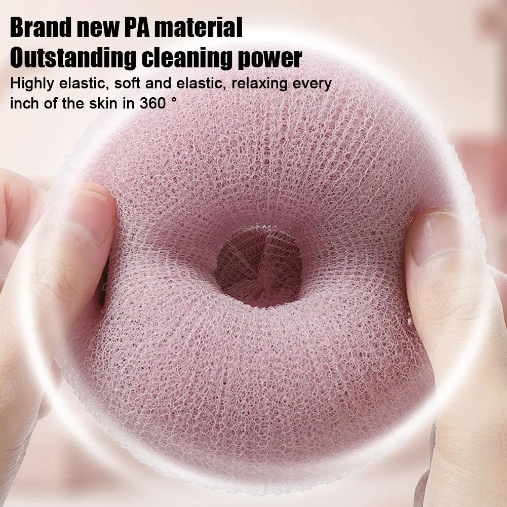 Bath Sponge Balls Cleaning Brush Shower Puff Body Cleaner Ball 3d Scrubbers Bath Bathroom Exfoliating Brush Supplies Massag I6H3