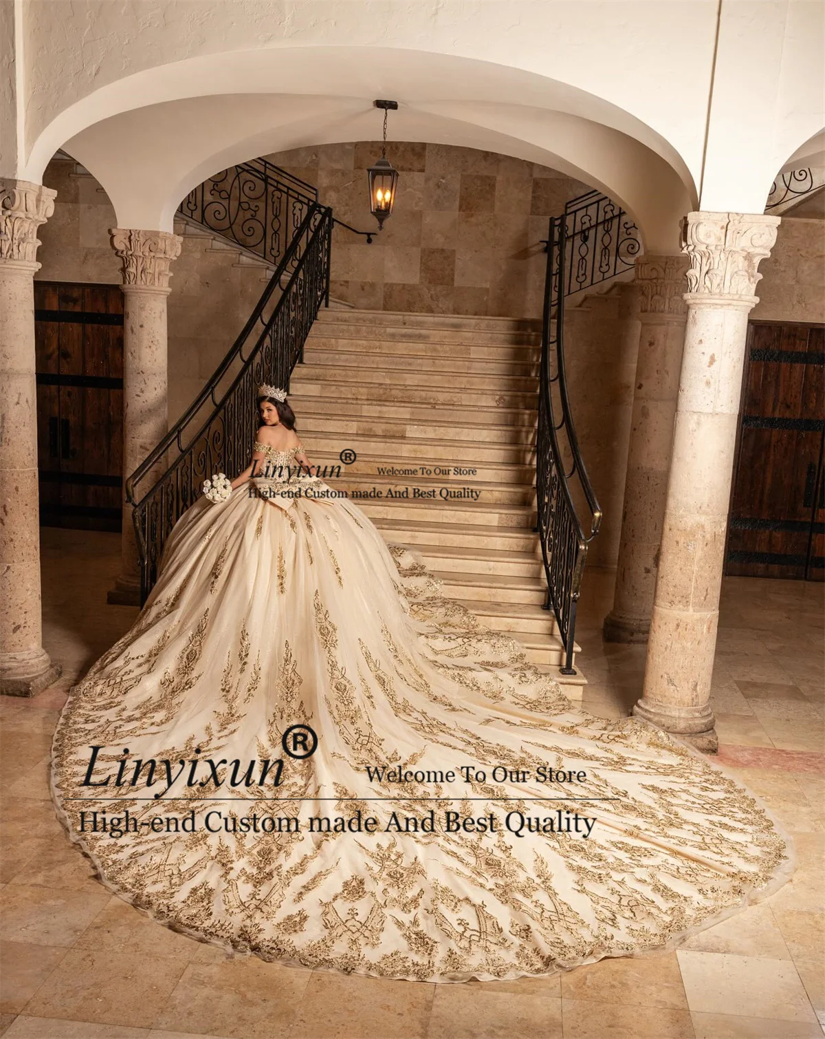 Princess Applique Lace Ball Gown Quinceanera Dresses Customized Mexican Birthday Sweet 16 Gown Off Shoulder Vestido De 15 Anos
