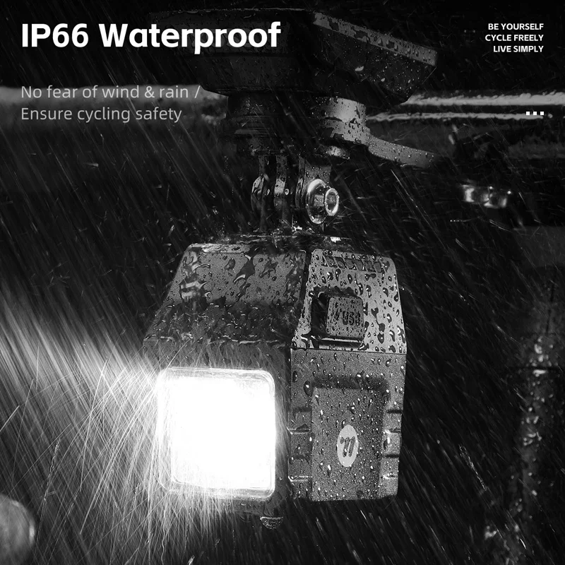 

WEST BIKING Bicycle Headlight 1600 Lumens High Bright IPX6 Waterproof Cycling Flashlight Type-C MTB Road Bike Light Accessories