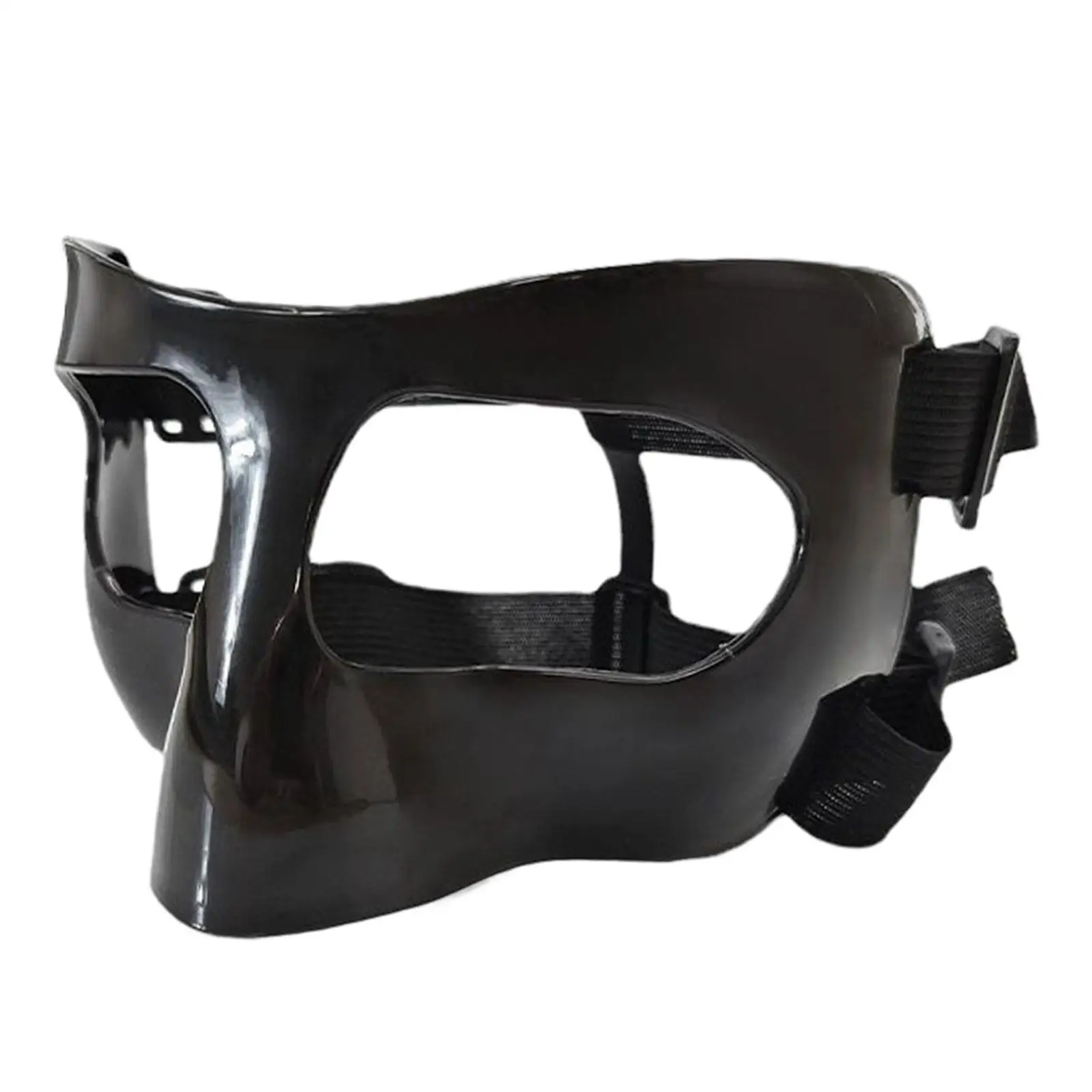 

Basketball Mask Face Guard for Broken Nose Adjustable Elastic Strap Basketball Nose Guard Protective Facial Cover for Adults