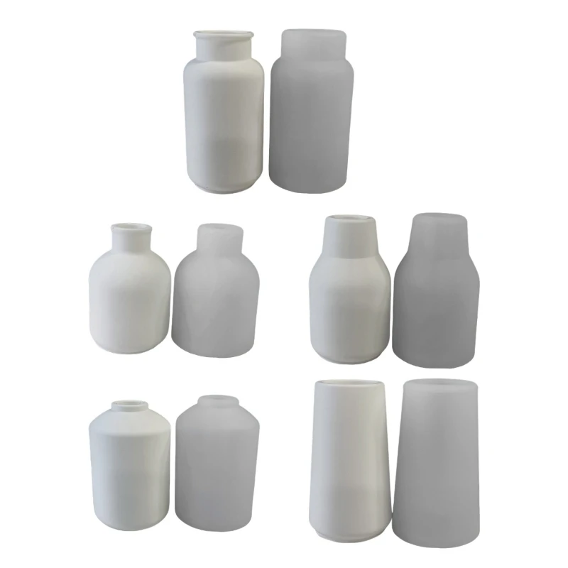 Multipurpose Vase Molds Portable Accessory for Epoxy Resin Creative Art Castes Tools for Florals Arrangements N2UE