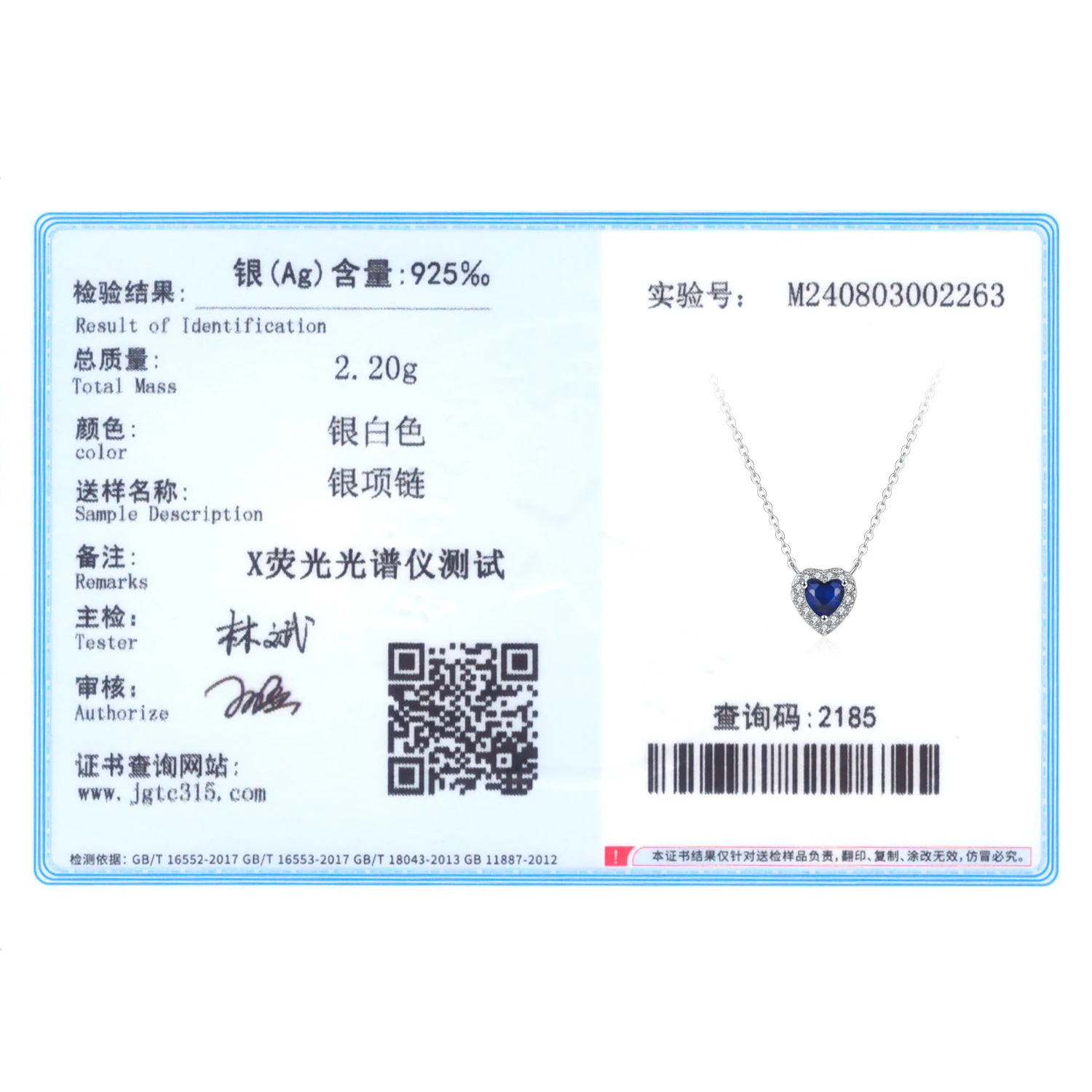 Ailmay 925 Sterling Silver Classic Blue Love Heart Earrings Necklace For Women Elegant Romantic Wedding Jewelry Gift Set