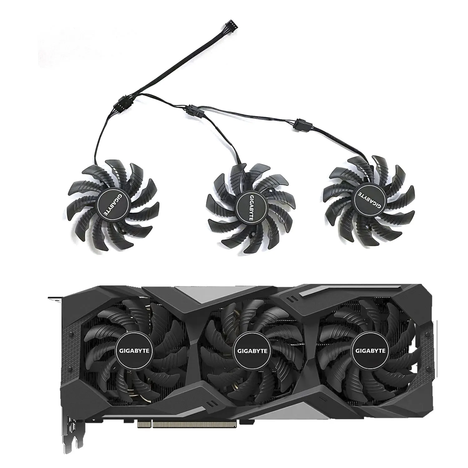 

New 78MM RTX RTX 2060 Super Gaming Cooler Fan for Gigabyte RTX 2060 2070 2080 RTX 2080 Ti WINDFORCE Graphics Card PLD08010S12HH