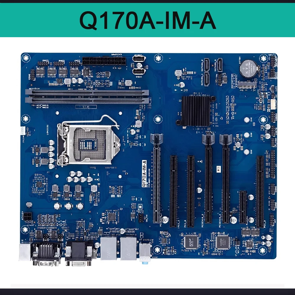 High Reliability Q170A-IM-A Embedded ATX Industrial Motherboard Port Q170A-IM-A