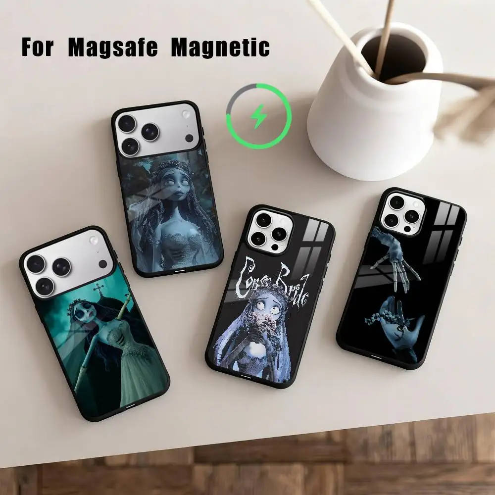 

CB C-Corpse B-Bride-s H-Horror-R Phone Case For iPhone 17,16,15,14,13,12,Plus,Pro,Max for Magsafe Magnetic Wireless Charging