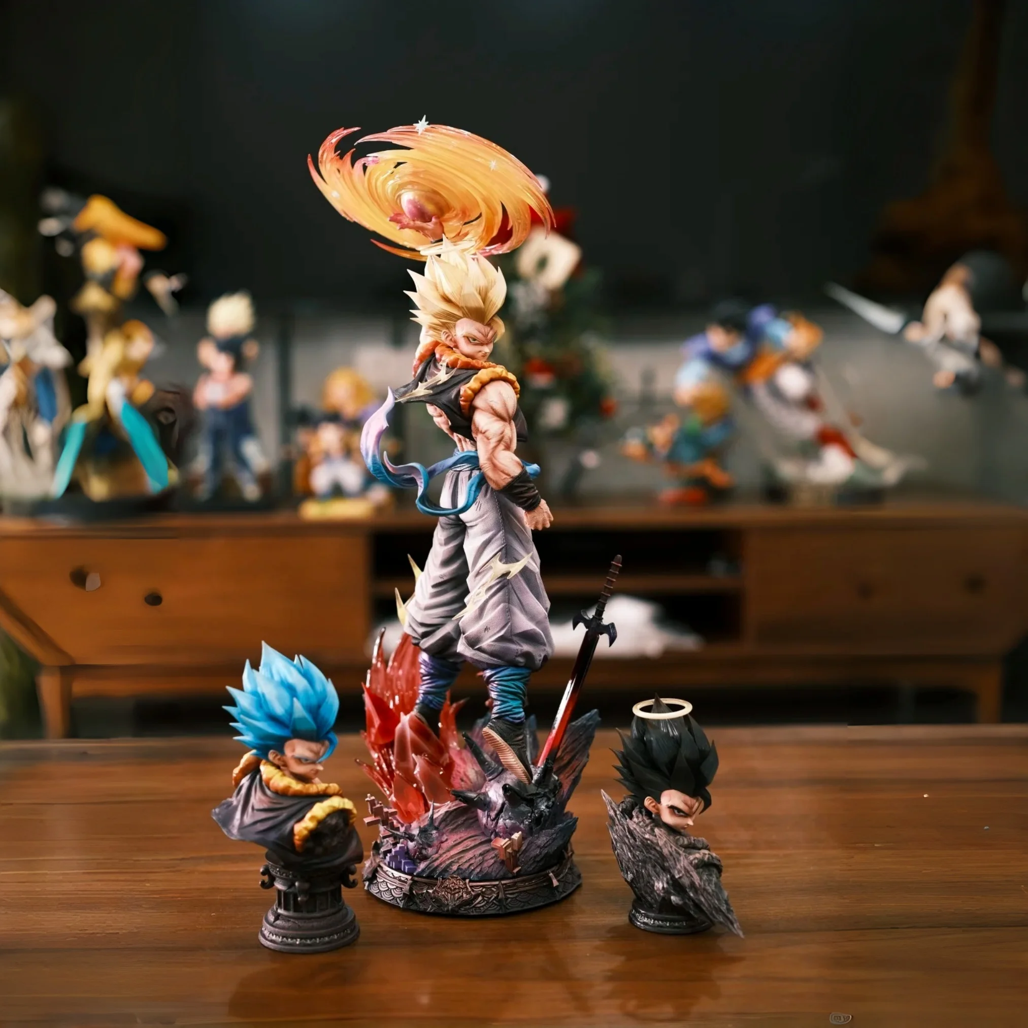 

В наличии: Jt Studio Clouds Rising Gogeta Dragon Ball Z Infinite Ssj3, 18.5 дюймов/47 см, со сменной головой, ПВХ, любимый подарок