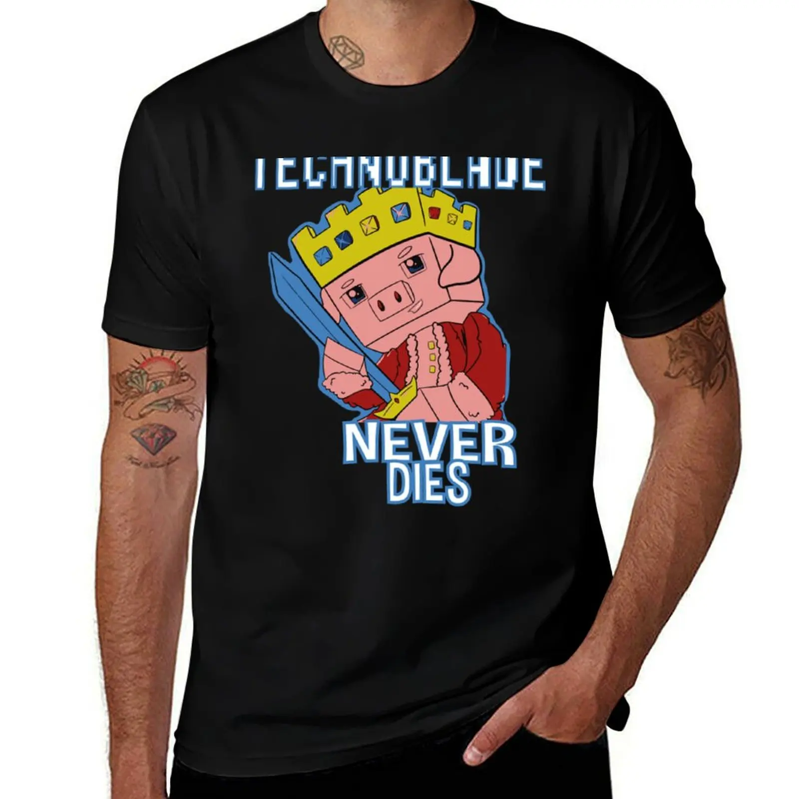 

Technoblade Never Dies Hoodie T-Shirt Breathable Sportswear T-Shirt for Men