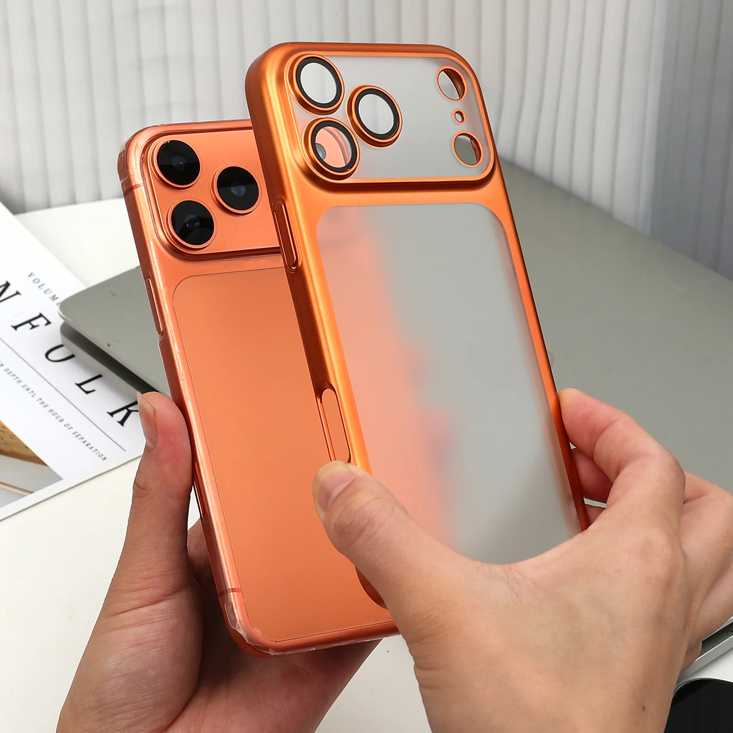 جديد سامسونج تصفيح ماتي المضادة للانزلاق 17 برو ماكس جراب هاتف آيفون 17 17Air 17PM عدسة فيلم حماية شفافة غطاء الكمبيوتر الصلب