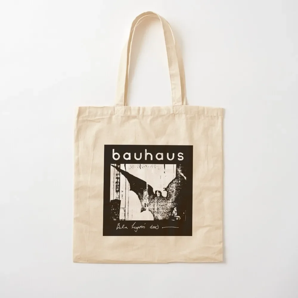 

Bauhaus - Bat Wings - Bela Lugosi's Dead Tote Bag Canvas stote bag bags woman 2025 tote bags cloth bags Bag