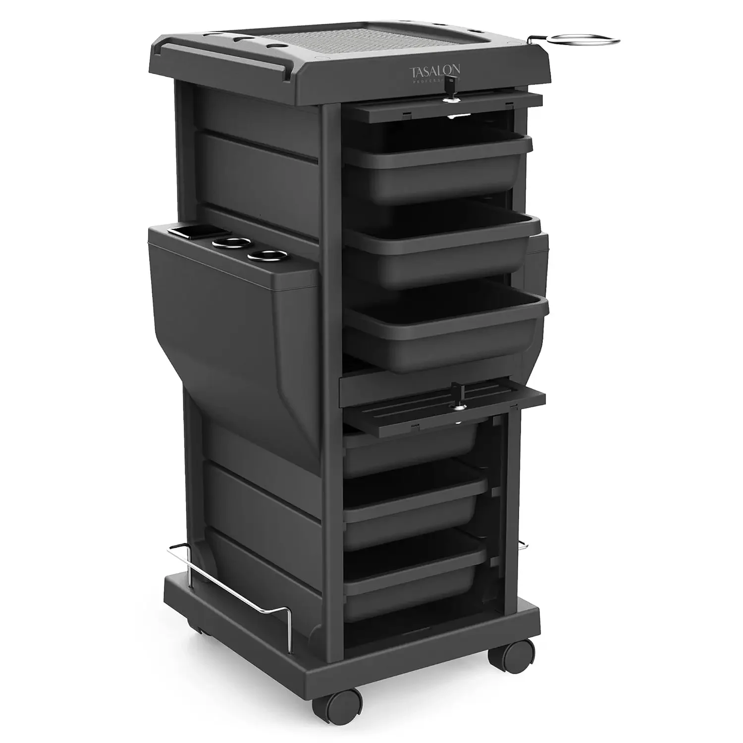 Ultimate Trolley Cart for Hair Salon Station – Space Saving Rolling Beauty Cart for Extra Storage, New upgrade Lockable