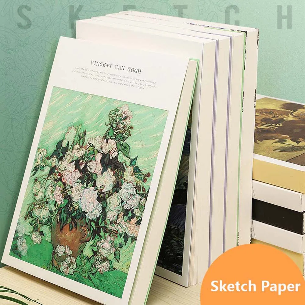 Retro Beige Painting Thickened Stationery Drawing Sketch Sketch Paper Notebook Sketchbook Graffiti Sketch Book