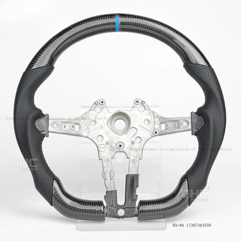 Suitable for BMW F10 M5 M6 M8 5 6 7 Series carbon fiber steering wheel assembly modification and customization