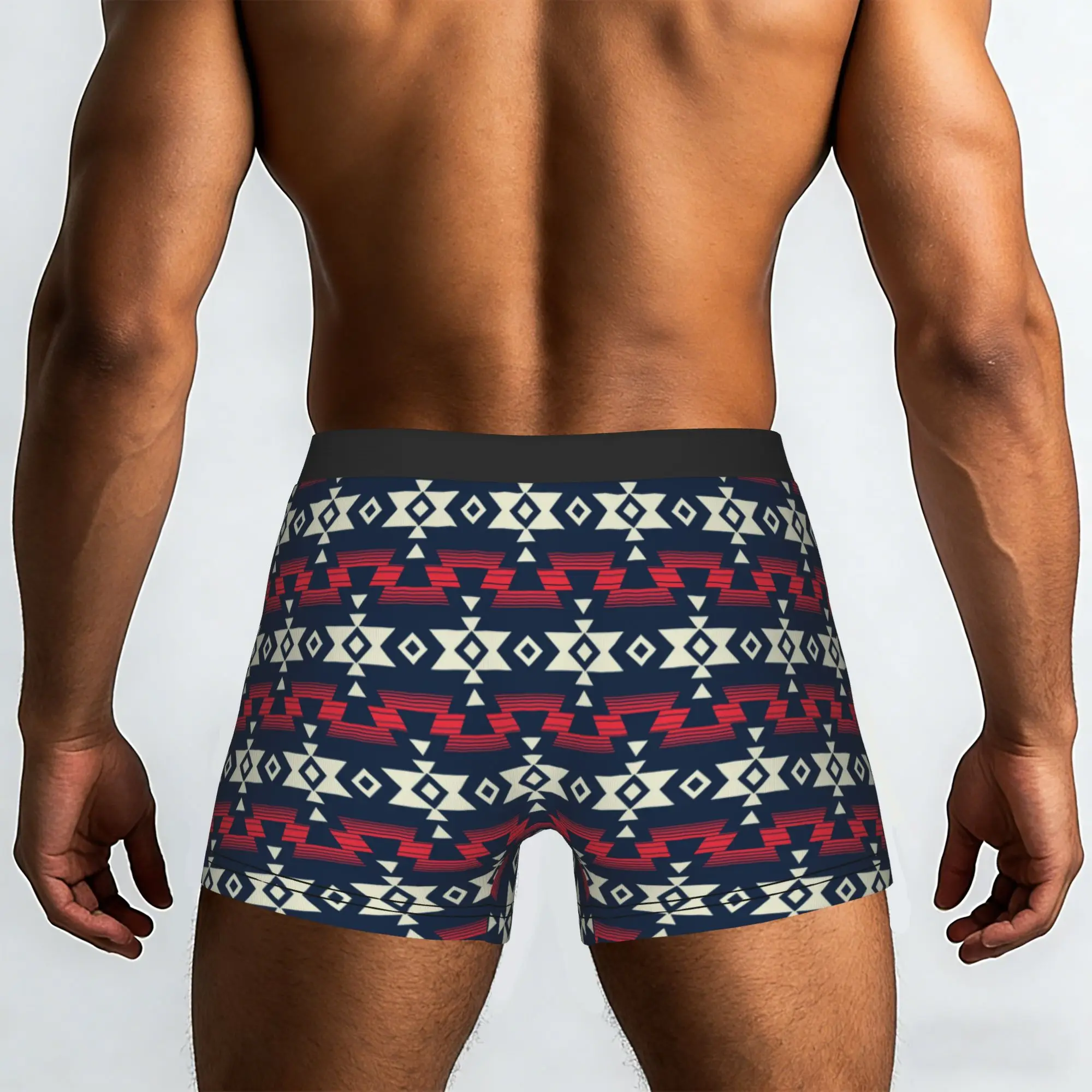Custom Southwestern Navajo Pattern Western Aztec Modern Native American Boxers Shorts Men  Briefs Underwear Novelty Underpants
