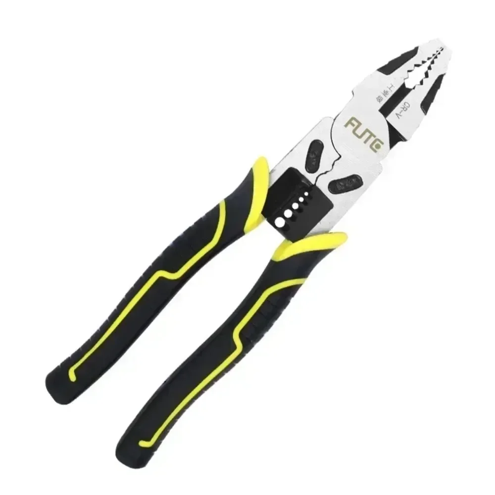 FUTE Multifunctional Universal Diagonal Pliers Needle Nose Pliers Hardware Tools Wire Cutters Electrician Repair 6/8/9/10 Inch