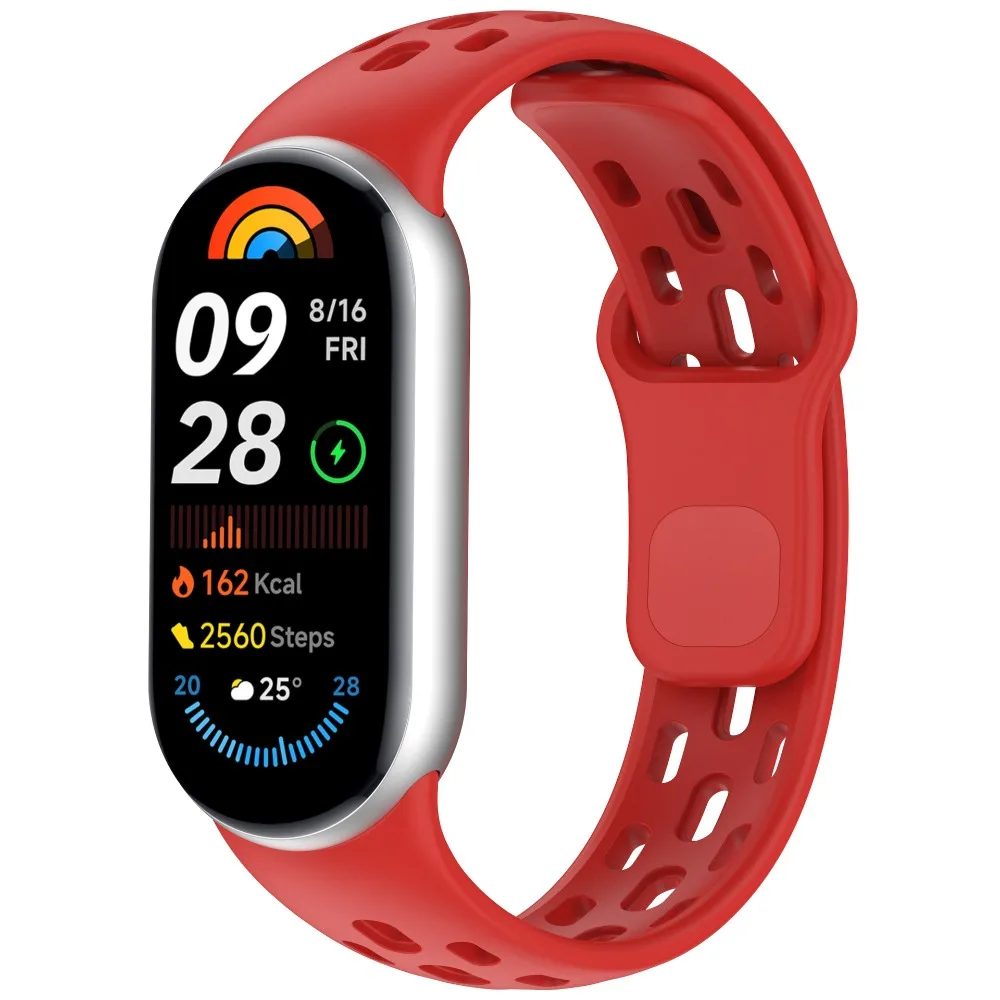 Soft TPU Strap Breathable Accessories Smart Watch Band Replacement Sport Bracelet Wristband Belt for Xiaomi Mi Band 10 9 8