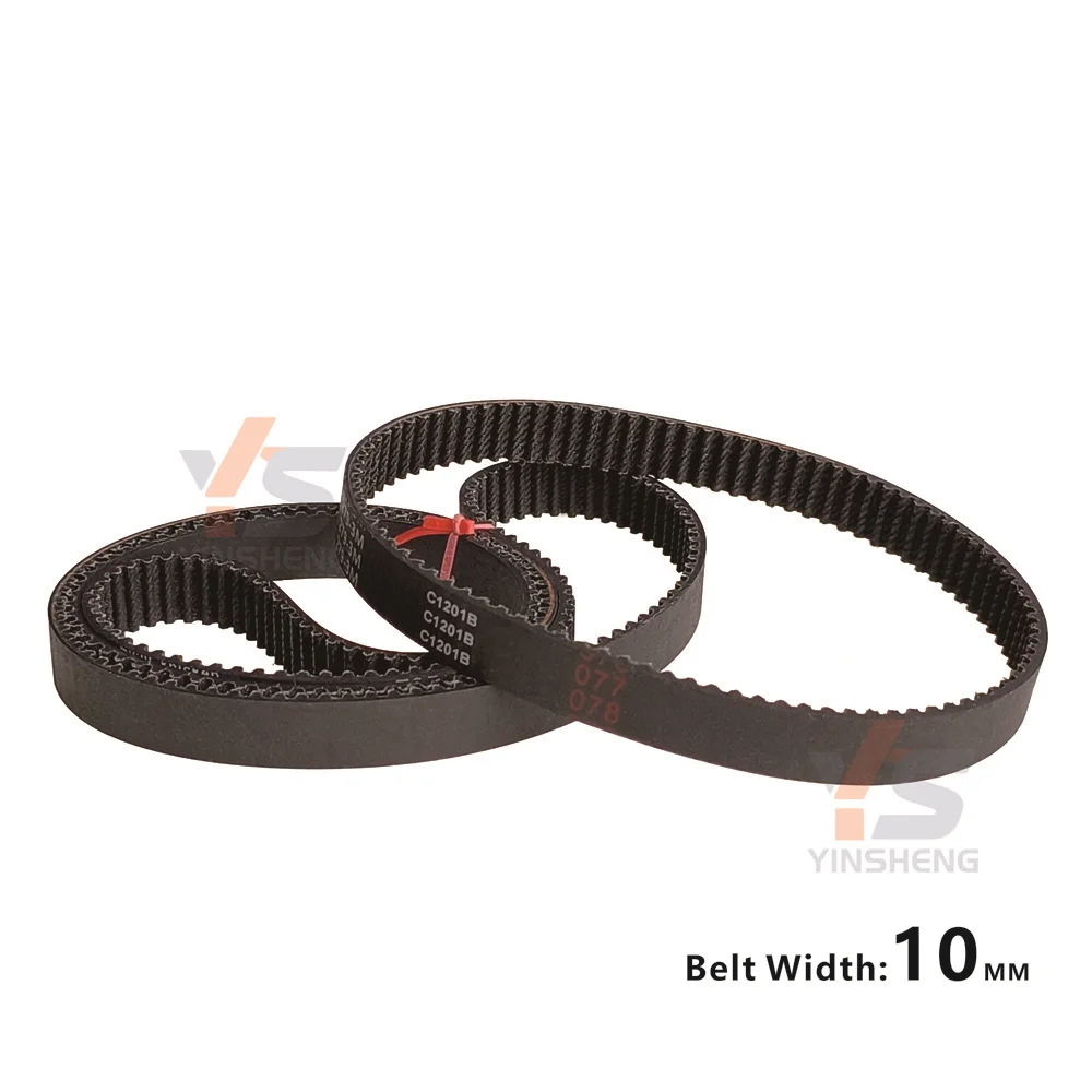 118-3600 مم، حزام توقيت مطاطي 2 متر، موديل من 118/120/126/130/136/142/158/166/176/178/182/194/208-2M إلى 3600-2M، حزام مسنن 2M