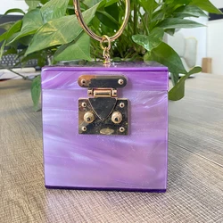 Luxury Designer Handbag Vip High Quality Purpl Bags For Women Genuine Brand Fancy Tote Coin Purses Clutches Trend Bags Wholesale