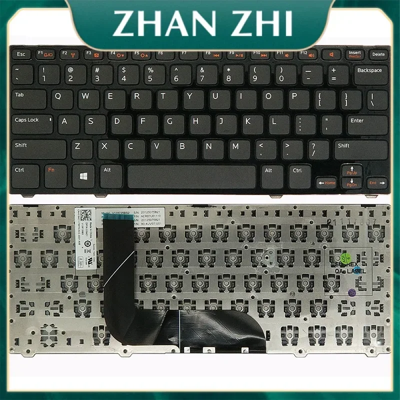 Novo teclado de substituição genuíno para laptop compatível com DELL 14Z-5423 13Z-5323 Vostro 3360 V3360 P35G P31G Ins14ZD-2318