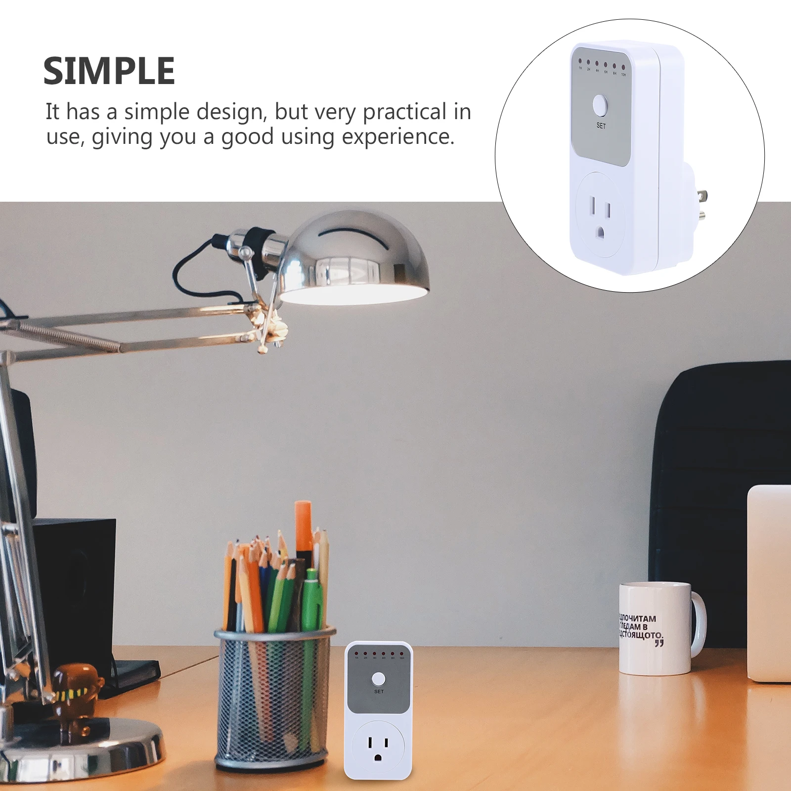 

Countdown Socket 110V Programmable Auto Shut Off Mechanical Switch Plug Indoor Use Safety Outlet Plug Timer Programmable Timer