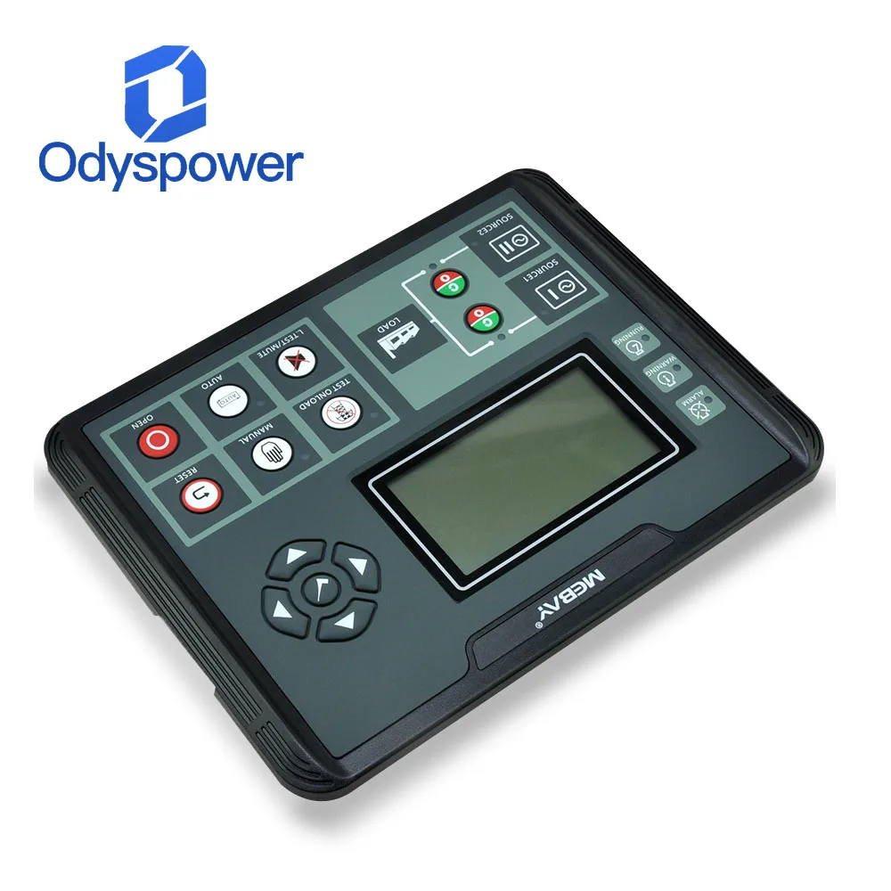 Mebay ATS520 Controller ATS Diesel Generator Controller Dual Power Switch ATS Control Module LCD Display