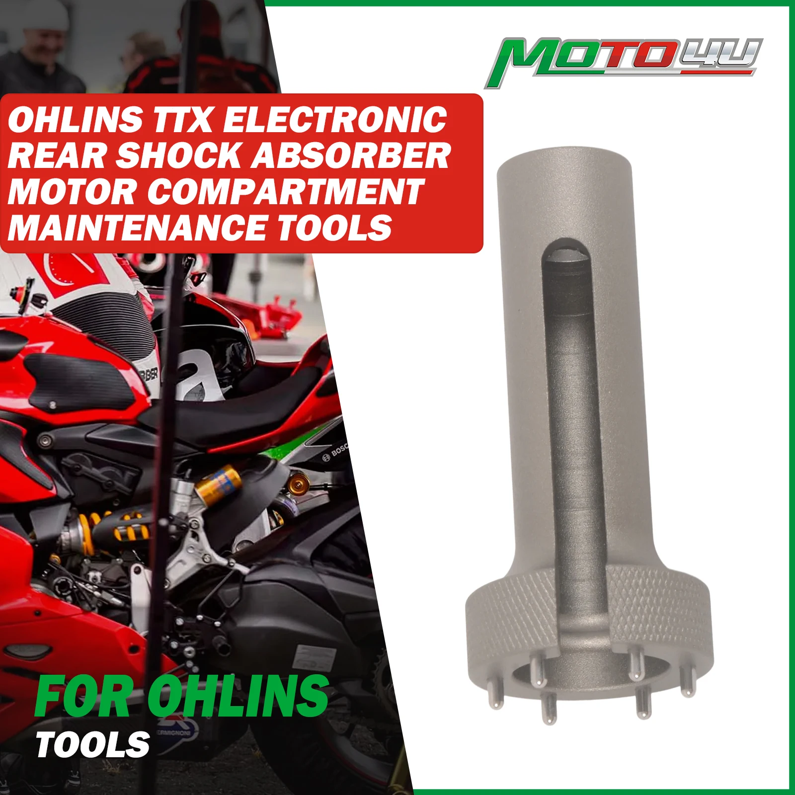1PC Electronic Rear Shock Absorber Motor Compartment Maintenance Tools CNC Integrated Molding