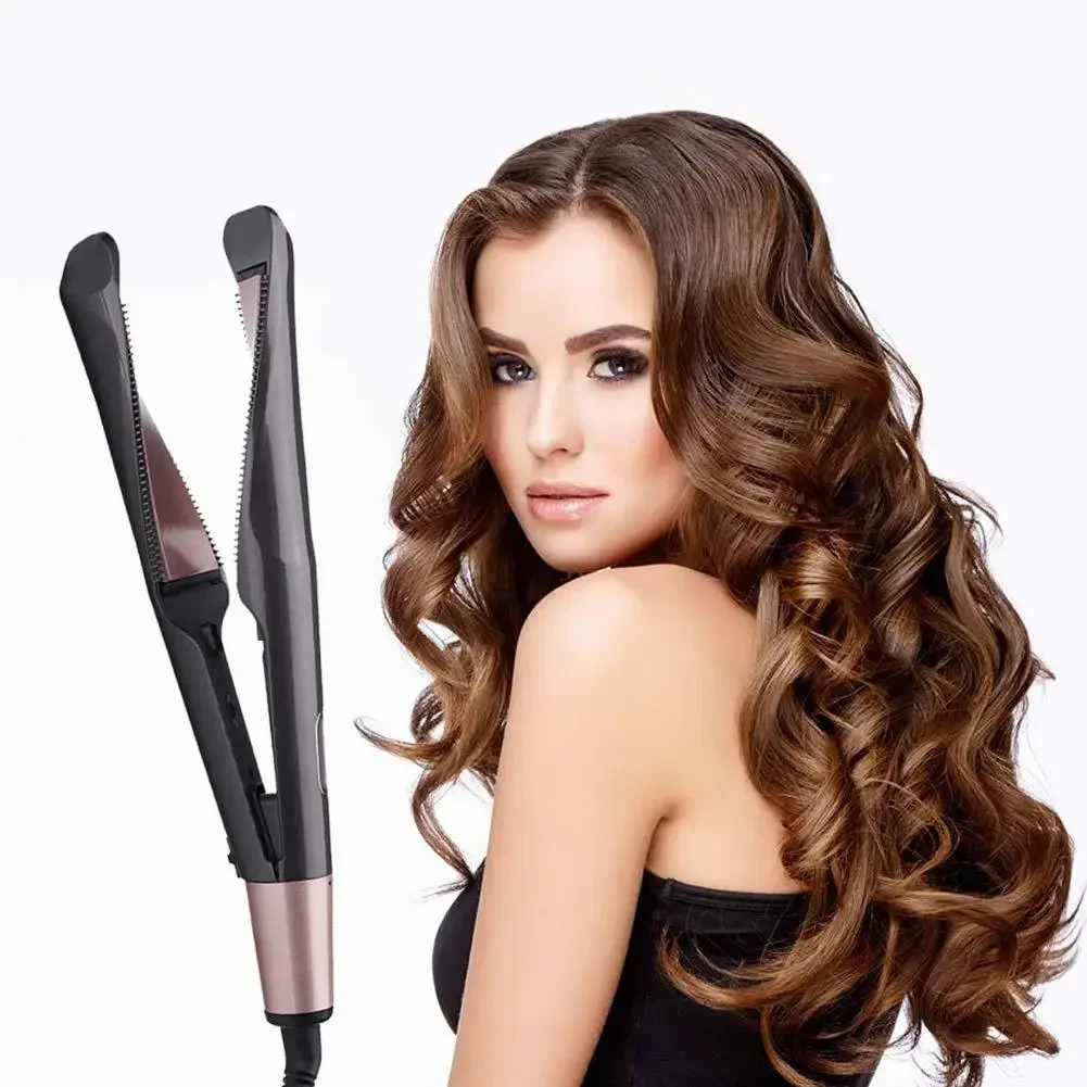 Hair Curler & Straightener 2 in 1,  Spiral Wave Curling Iron, Professional Hair Straighteners, Fashion Styling Tools 2020 New