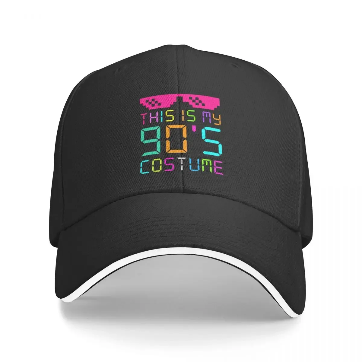 

This Is My 90s Costume - Vibe Retro Party Outfit Wear Baseball Cap Hat Baseball Cap Beach birthday Snap Back Hat Mens Women's