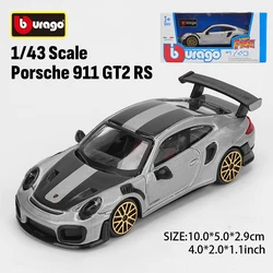 Bburago 1:43 Porsche 911 GT2 RS Lamborghini Alloy Model Simulation Car Model Car Toy Male Collection Gift Ornament