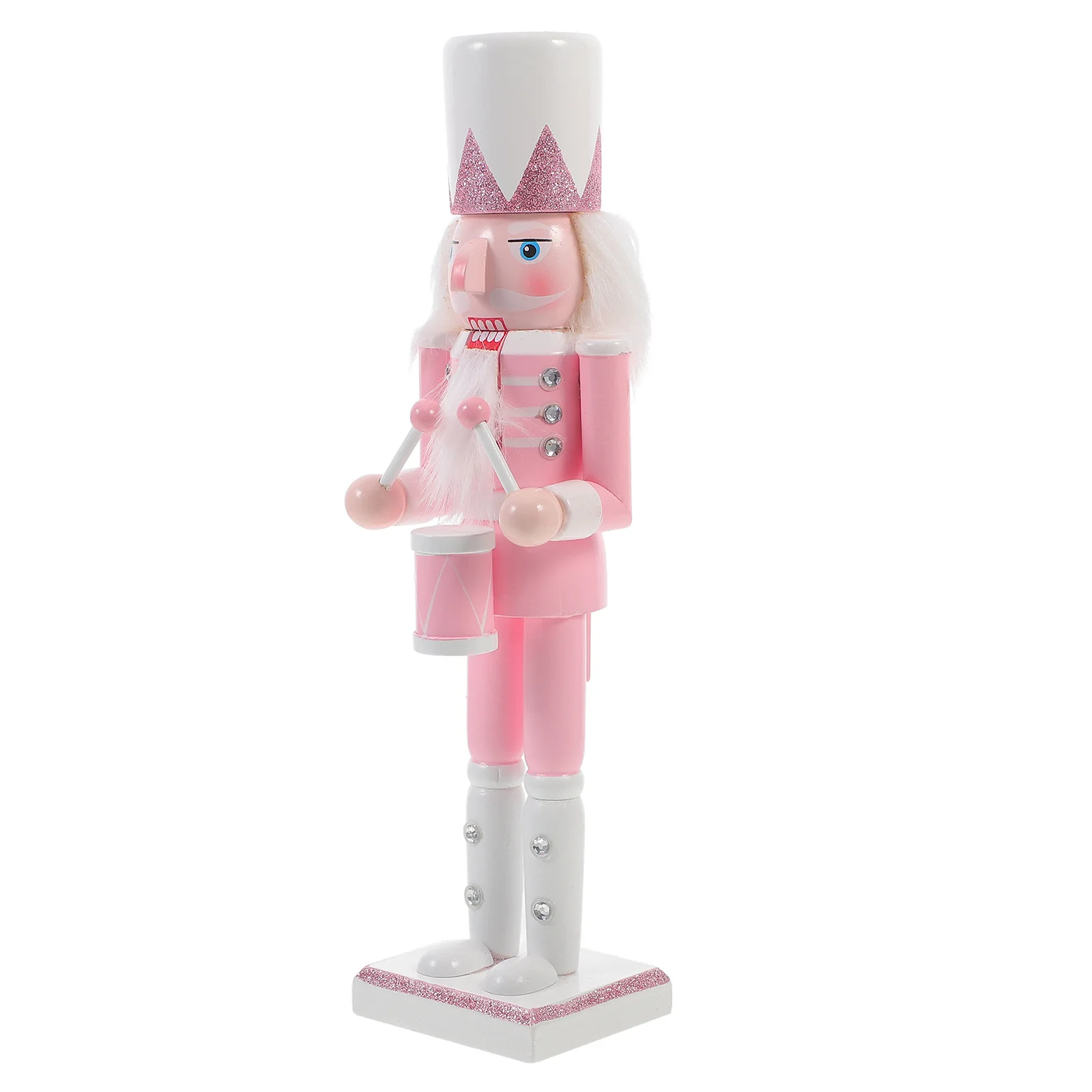 

Wood Nutcracker Craft Small Cartoon Soldier Christmas Decoration Desktop Ornament Xmas Gift Nutcracker Decor