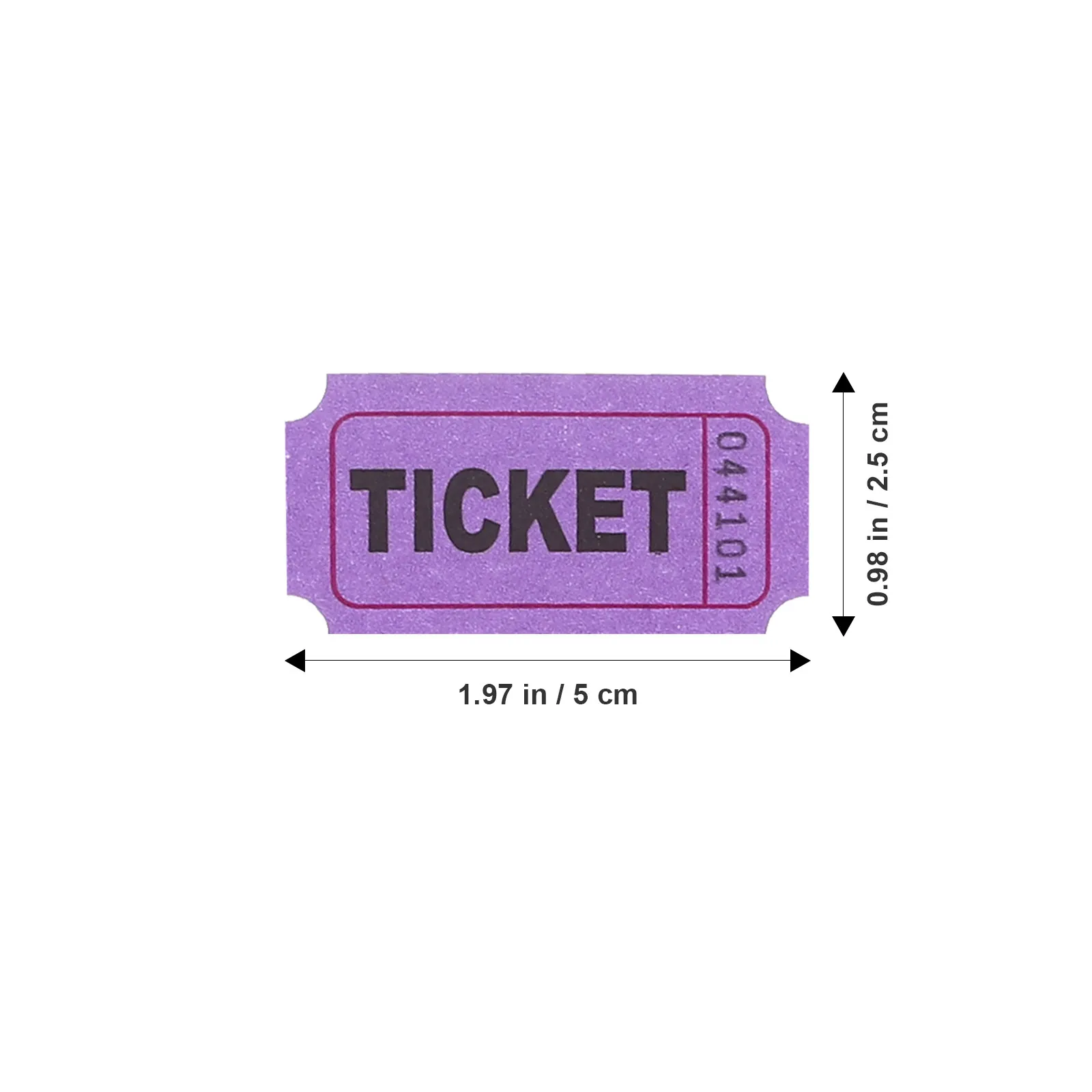 Universal Raffle Tickets 100 Pcs for Events Parties Concerts Drink Game Ticket Labels Bulk Paper Roll Single Carnival view 4