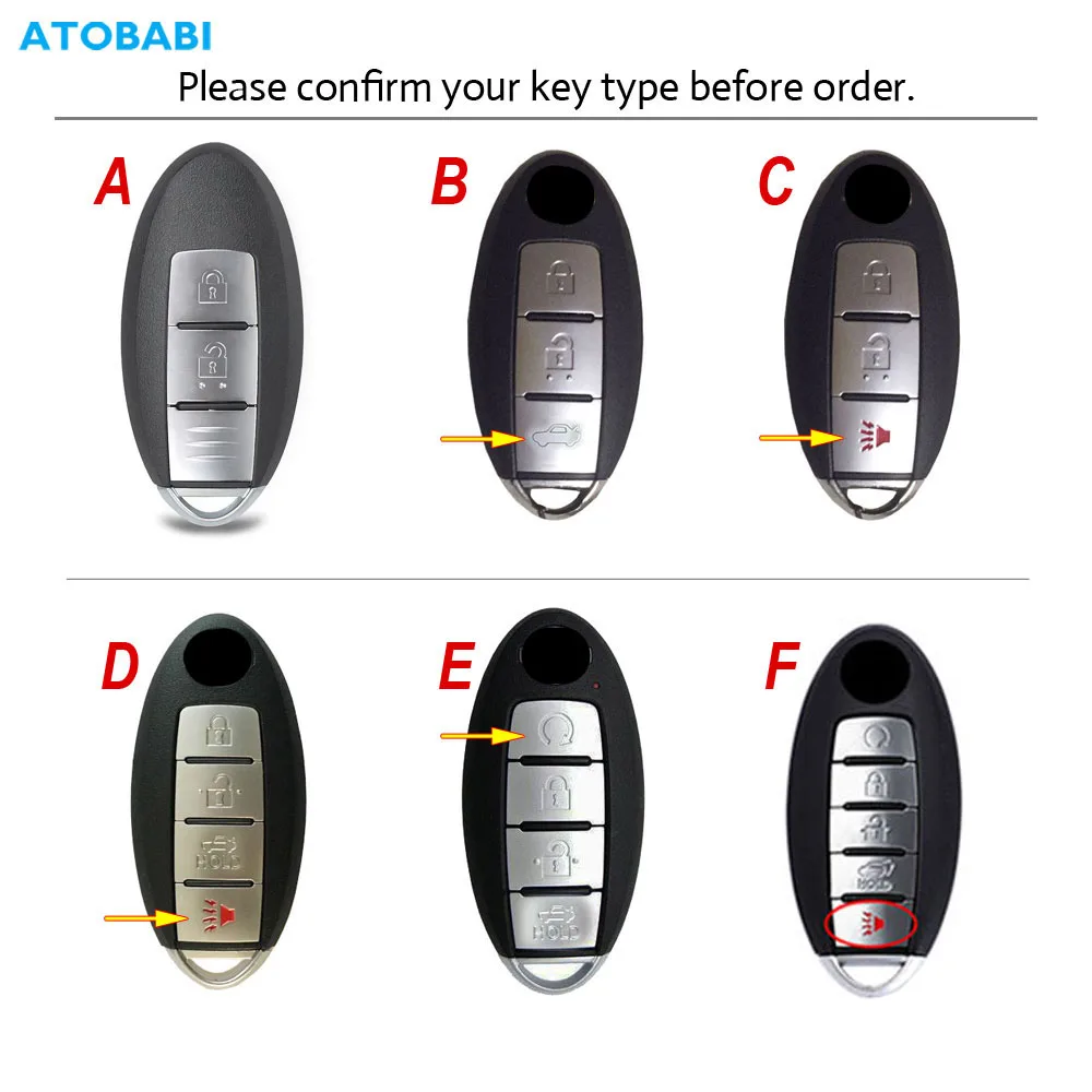 Leather Car Key Cover Case For Nissan Versa Maxima Altima Rogue Armada Sentra Murano Leaf Infiniti FX35 Q70 G35 Auto Accessories
