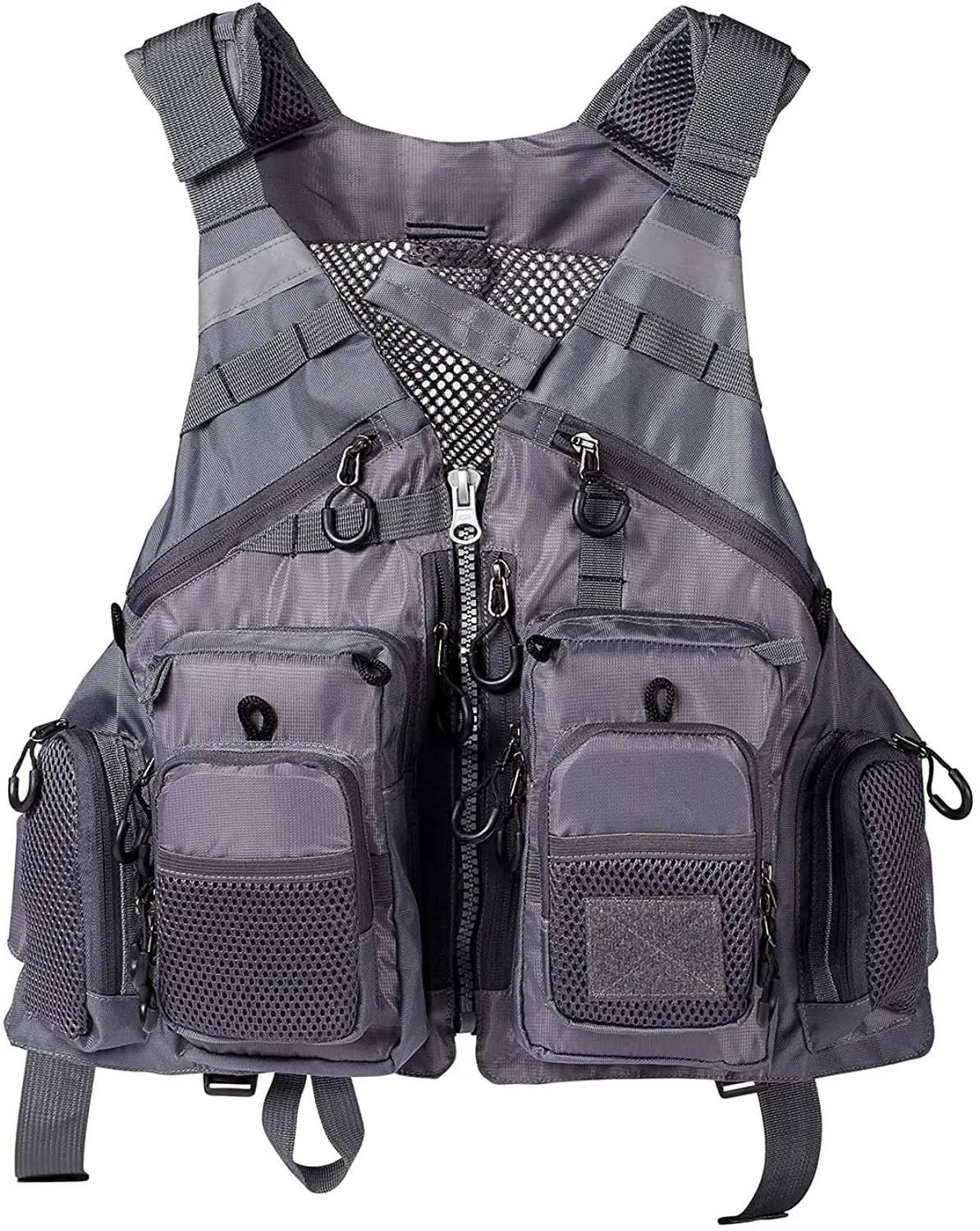 Lighbare atmungsaktive Angel weste Sport verstellbare Outdoor-Schwimm weste Angel gerät – Detail 7