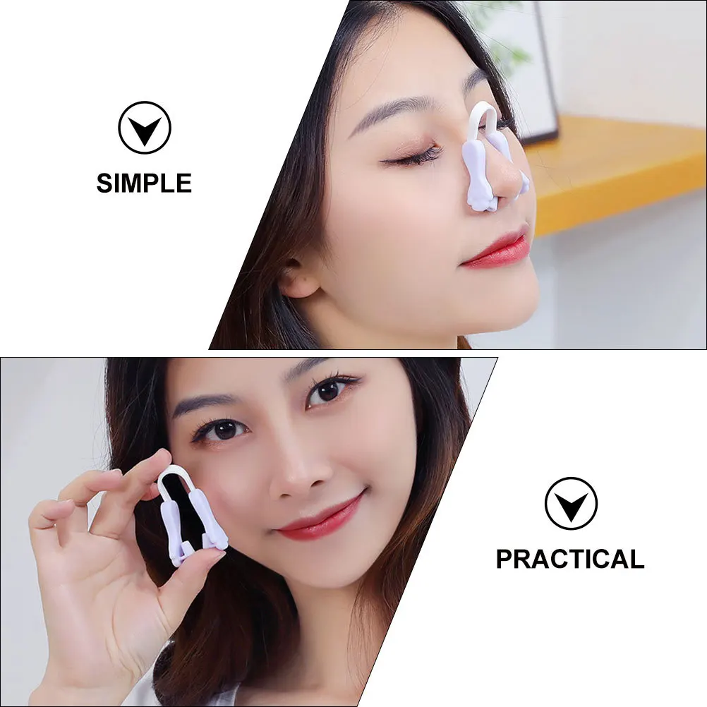 Clip moldeador de nariz para adelgazar, diseño ergonómico, Material Premium, dispositivo de desgaste a largo plazo, 2 uds.