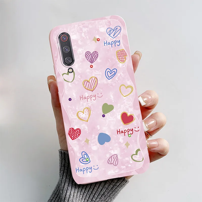 For Xiaomi Mi 9 Lite Case Cute Cartoon Butterfly Shockproof Cover Silicone Funda For Xiaomi Mi 9 SE Mi9 Bumper Mi9Lite Protector