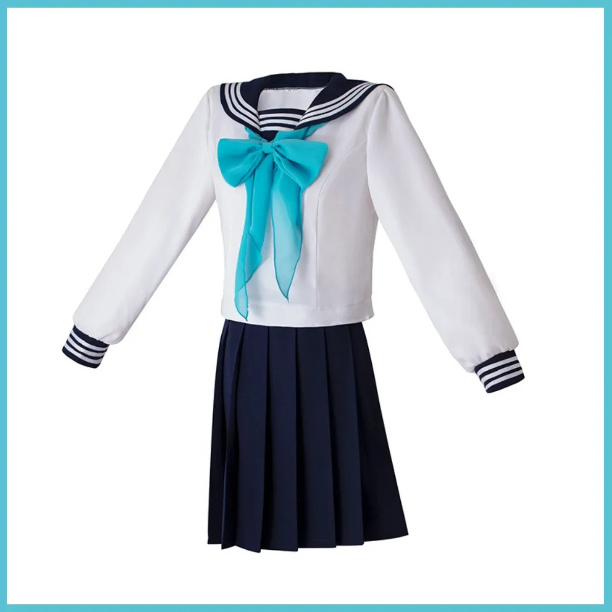 Uniforme de marinero de Anime Akebi Komichi para mujer, traje de Cosplay, falda japonesa JK, camisa Sexy, conjunto de Campus Kawaii