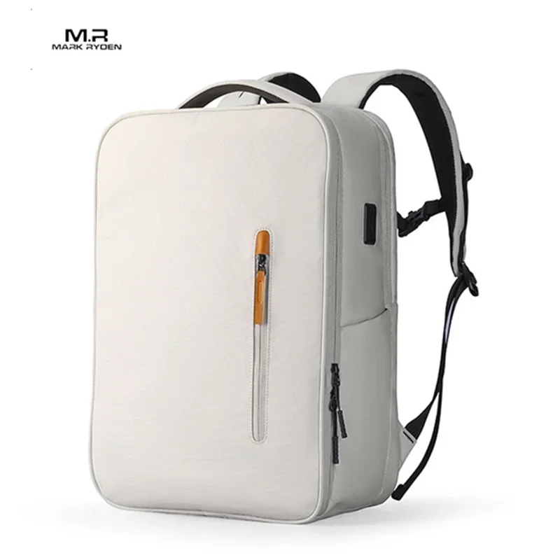 Mark Ryden Casual Fashion Men  Computer Backpack Light 15.6 inch Laptop Lady Anti-theft Travel Backpack Gray Student School Bag