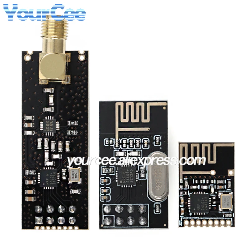 NRF24L01+PA+LNA NRF24L01 Mini 2.4GHz RF Wireless Module Power Enhanced Receiver Transceiver Board USB WIFI serial port module